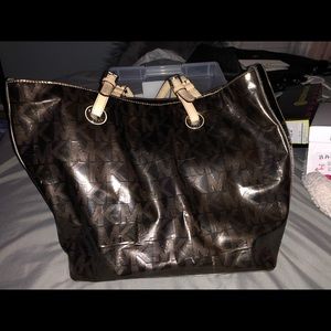 Dark gray Michael kors purse